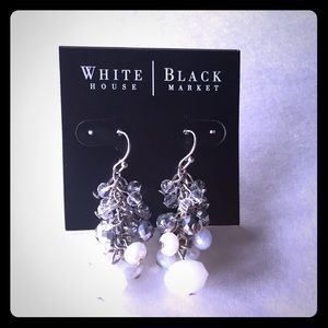 White House Black Market Linear Bauble Earrings